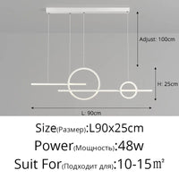 Qiyimei Lampe Suspension LED pour Bar et Décoration Intérieure - Éclairage de Style | Marco Lucetti