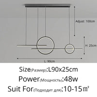 Qiyimei Lampe Suspension LED pour Bar et Décoration Intérieure - Éclairage de Style | Marco Lucetti
