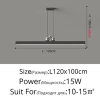 QiyiMei - Lampes Suspendues LED Modernes pour Éclairage Intérieur | Marco Lucetti