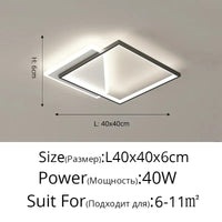 QIYIMEI Lustre LED Moderne pour Décoration Intérieure de Maison | Marco Lucetti