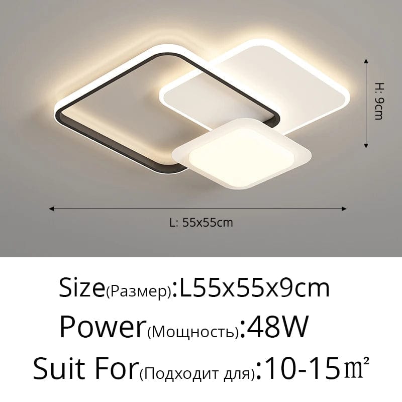 QIYIMEI Lustre Nordique Lumière Intérieure Ronde Luminaires | Marco Lucetti