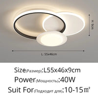 QIYIMEI Lustre Nordique Lumière Intérieure Ronde Luminaires | Marco Lucetti
