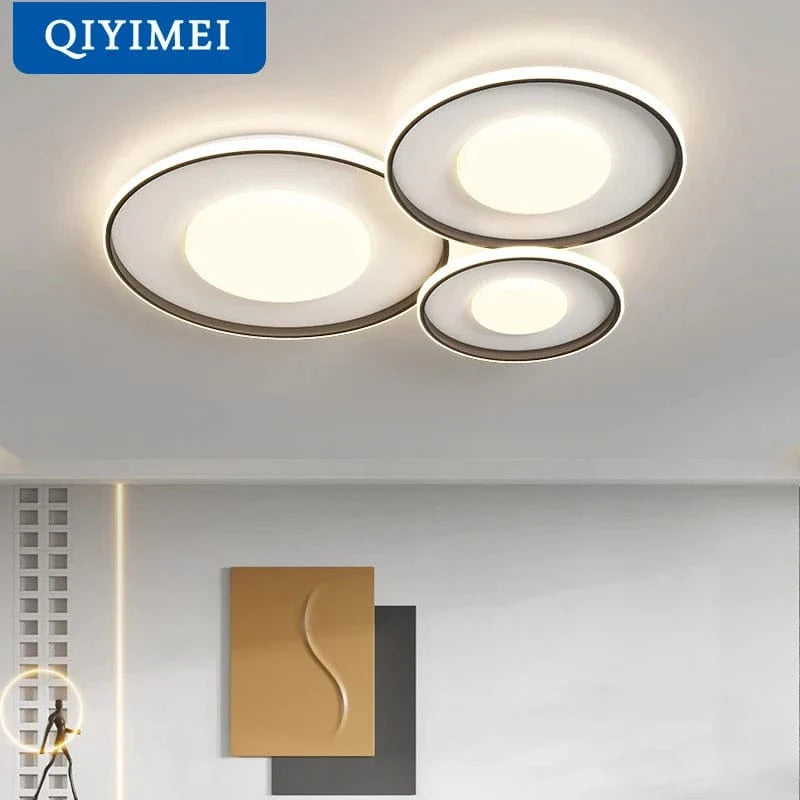 QIYIMEI Lustre Nordique Lumière Intérieure Ronde Luminaires | Marco Lucetti