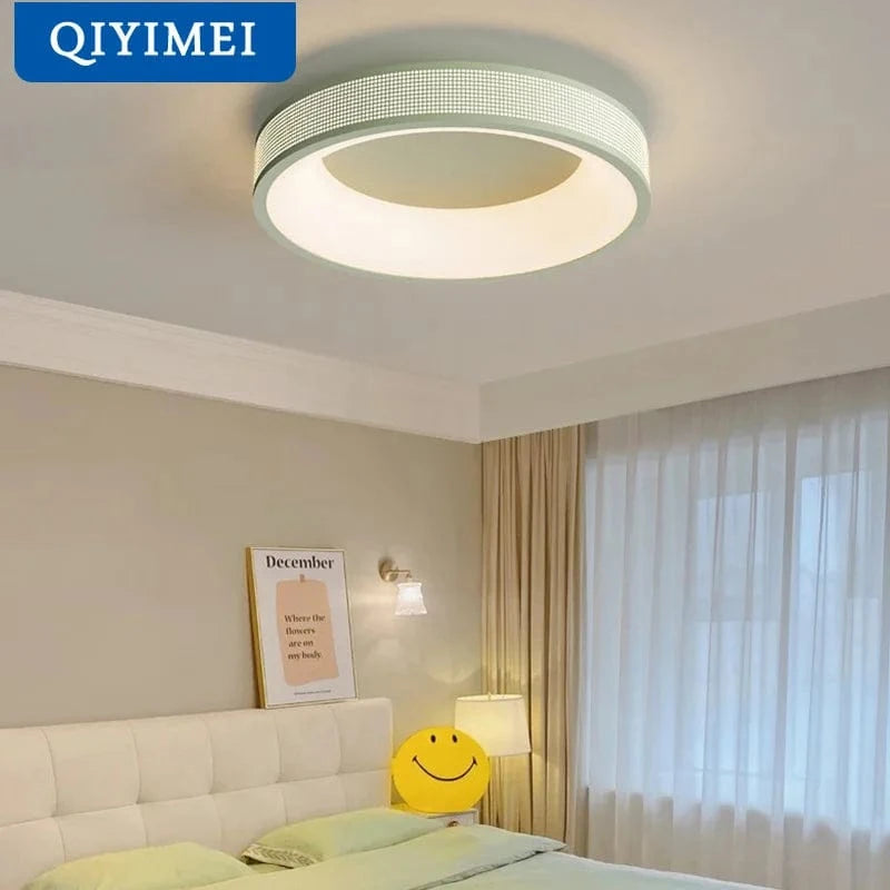 Qiyimei - Plafonnier LED Style Cercle Carré Décoratif | Marco Lucetti