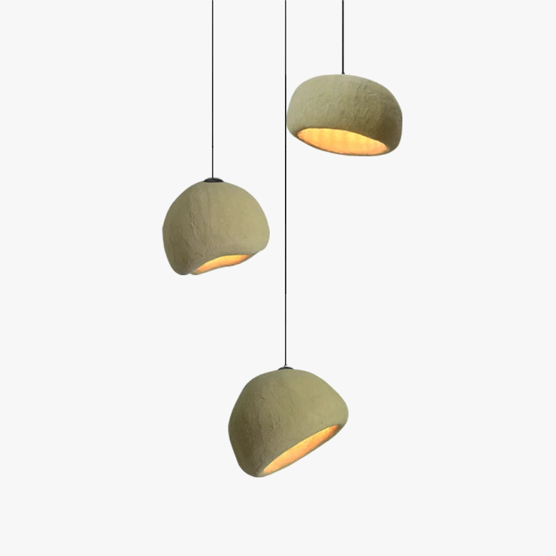 Suspension Lustre Nordique Loft Wabi Sabi - Éclairage LED Escaliers E27