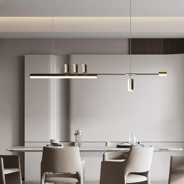 Restaurant Moderne Lustres Bande Linéaire à LED - Luminaires Design Luxe | Marco Lucetti