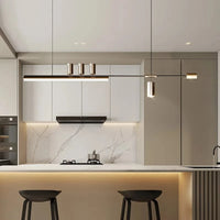  Restaurant Moderne Lustres Bande Linéaire à LED - Luminaires Design Luxe | Marco Lucetti