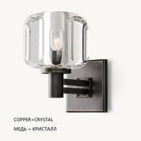 RH Demaret - Éclairage cuivre et cristal pour décorer vos toilettes | Marco Lucetti