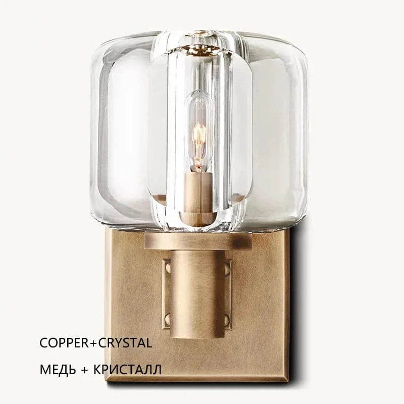 RH Demaret - Éclairage cuivre et cristal pour décorer vos toilettes | Marco Lucetti