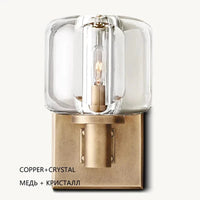 RH Demaret - Éclairage cuivre et cristal pour décorer vos toilettes | Marco Lucetti