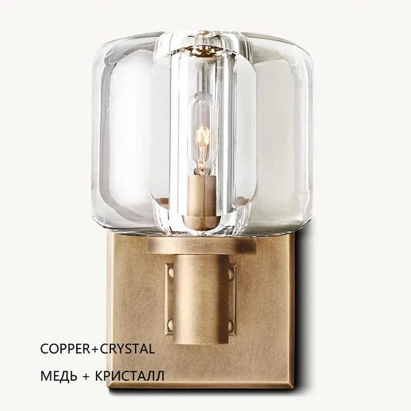 RH Demaret - Éclairage cuivre et cristal pour décorer vos toilettes | Marco Lucetti