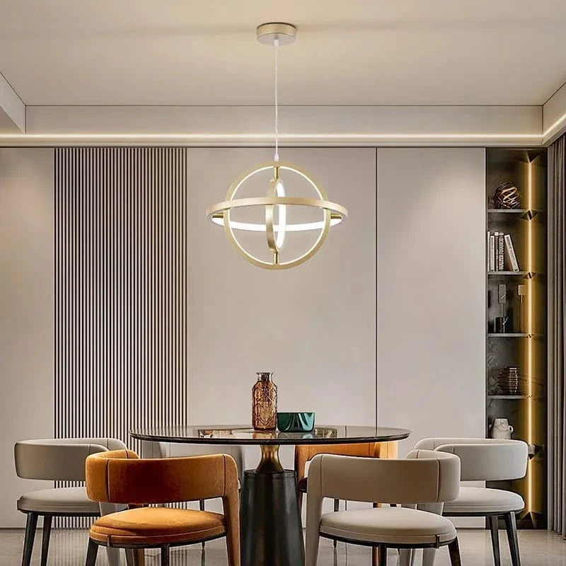 Rotatif LED - Suspension Moderne pour la Maison: Restaurant, Chambre, Porche, Barre - Luminaire de Luxe Léger et Pliable | Marco Lucetti