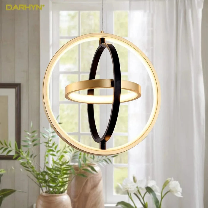 Rotatif LED - Suspension Moderne pour la Maison: Restaurant, Chambre, Porche, Barre - Luminaire de Luxe Léger et Pliable | Marco Lucetti