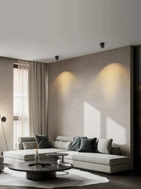 Saiyo - Projecteurs LED montés en surface 12W Downlight rond en aluminium - Idéal pour salon, chambre et magasin | Marco Lucetti