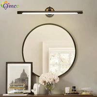 Salle de bain Vanity Light - Applique Miroir Black Bronze luminaire pour la maison moderne - Appliques Murales Makeu | Marco Lucetti