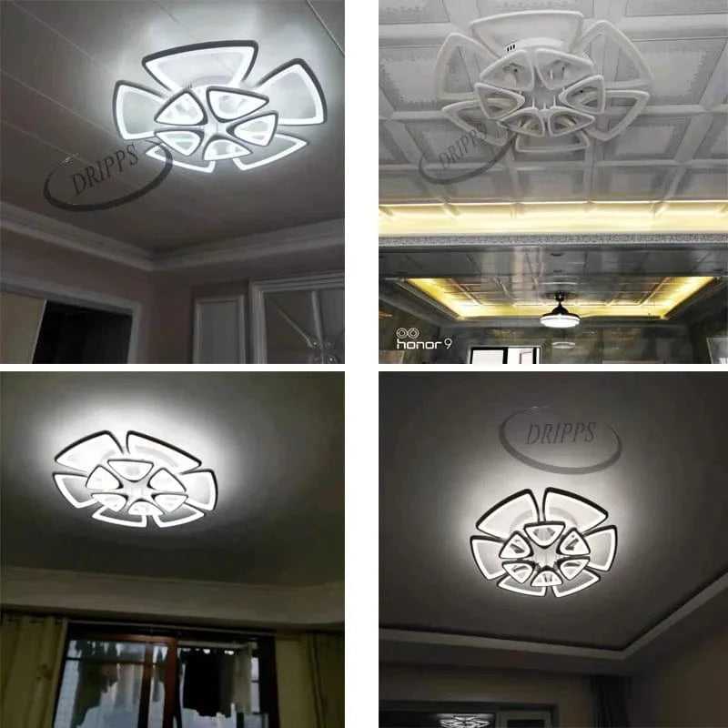 Salon plafonnier LED Nordique  - Lustre carré pour éclairage intérieur | Marco Lucetti