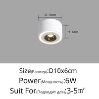 Spot carré LED anti-éblouissement en surface - Lumin'easy