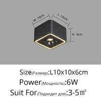 Spot carré LED anti-éblouissement en surface - Lumin'easy