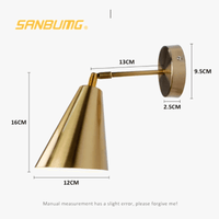 SANBUMG | Lumière LED Moderne Réglable - Applique Murale 180° - Style Nordique | Marco Lucetti