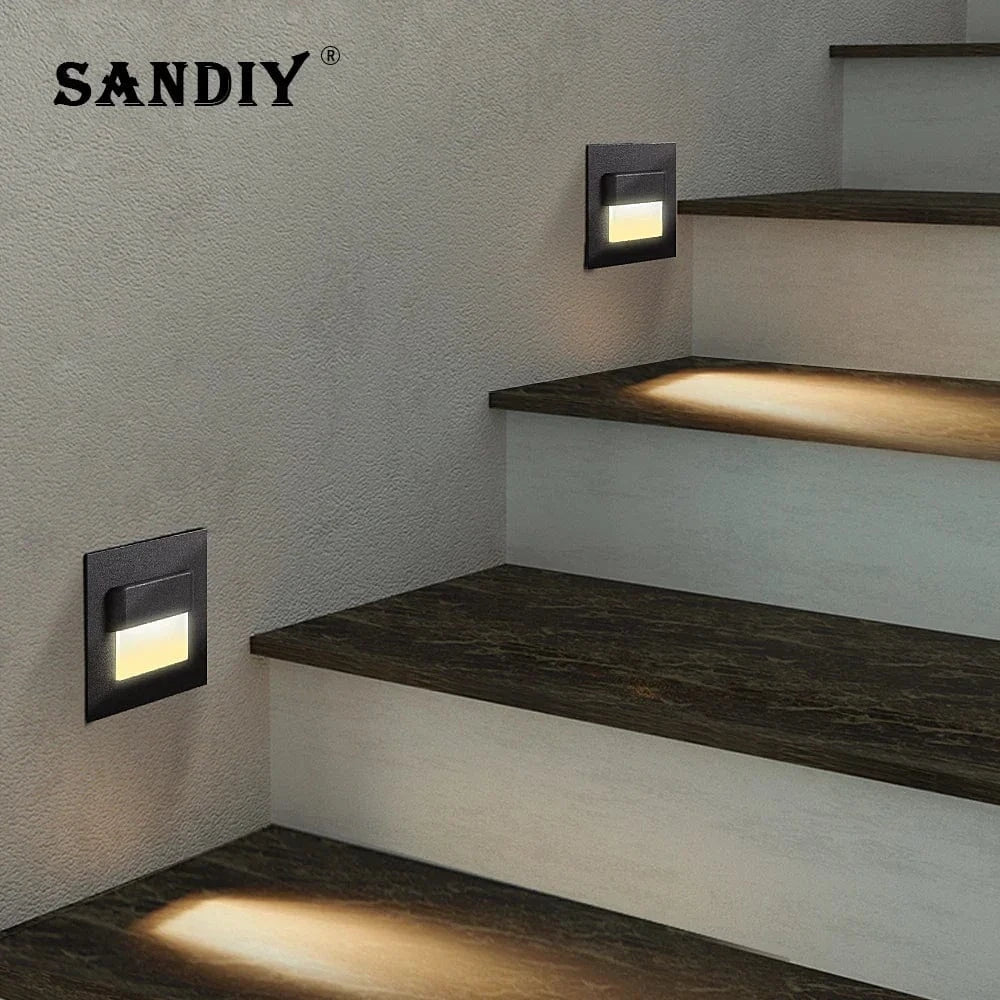 SANDIY - Applique murale encastrée avec capteur de mouvement pour escaliers | Marco Lucetti