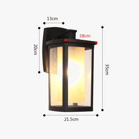 Sandiya Applique murale extérieure LED vintage imperméable pour allées et patios. | Marco Lucetti