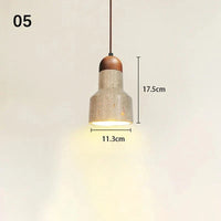 Sandyha Concepteur: Suspension LED Créative Rétro Petite Pierre | Marco Lucetti 5 / Lumière froide
