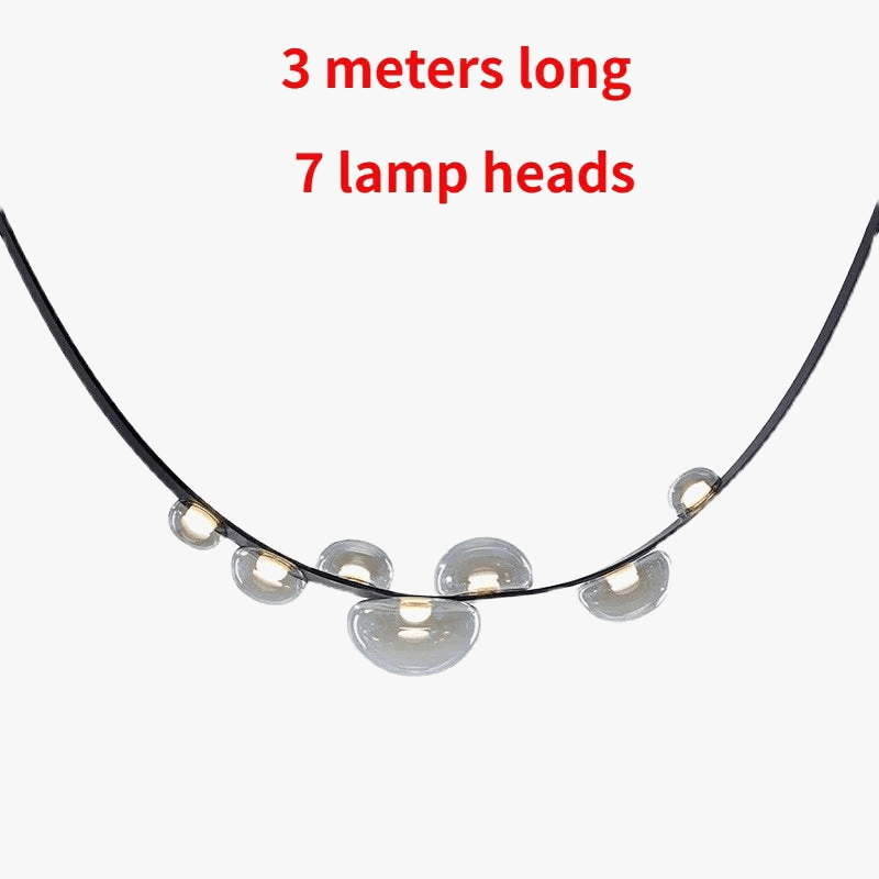 Sandyha Lustre en Cuir avec Suspension LED - Design Moderne | Marco Lucetti