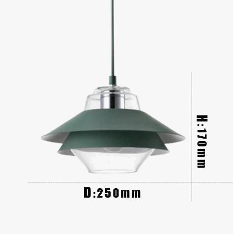 SANDYHA Lustre Moderne Macaron en Verre Suspension LED pour Chambre Étude Salon - Lustre Para Sala De Jantar | Marco Lucetti