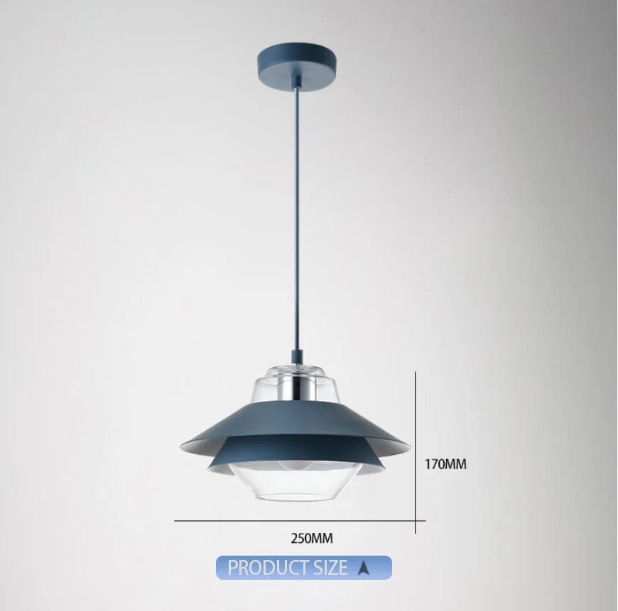 SANDYHA Lustre Moderne Macaron en Verre Suspension LED pour Chambre Étude Salon - Lustre Para Sala De Jantar | Marco Lucetti