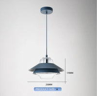 SANDYHA Lustre Moderne Macaron en Verre Suspension LED pour Chambre Étude Salon - Lustre Para Sala De Jantar | Marco Lucetti