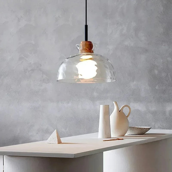 SANDYHA Lustre nordique en verre Lampara Colgante Techo LED chambre Restaurant De Chevet Lustres De Plafond éclairage suspendu | Marco Lucetti