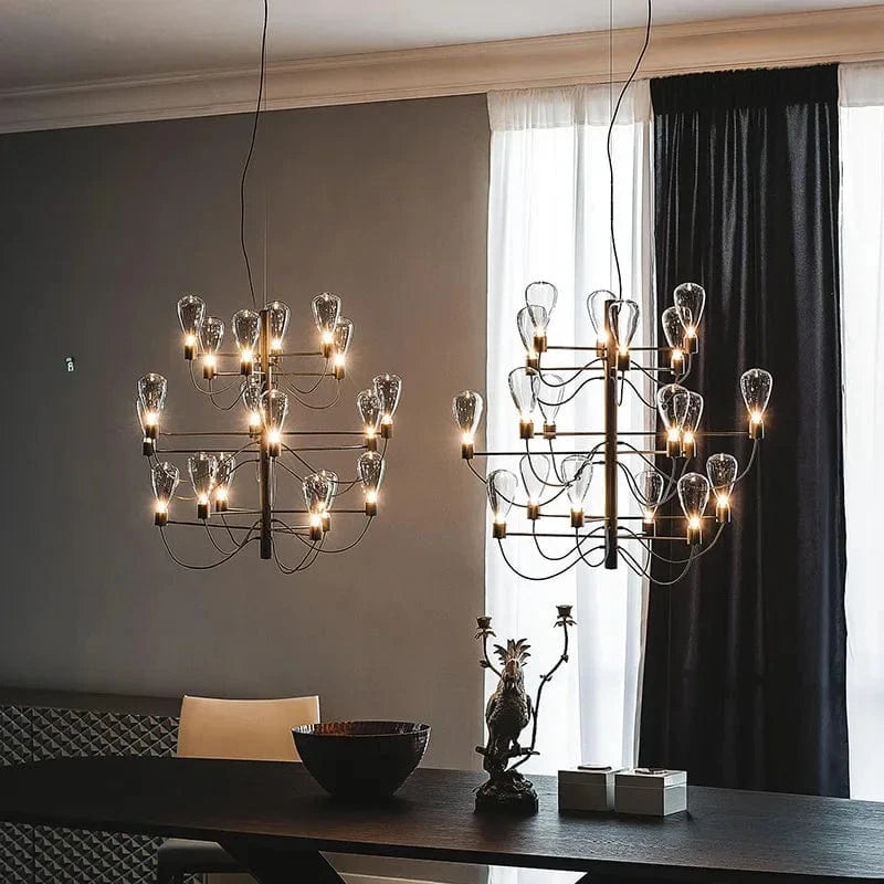 SANDYHA Nordique - Lustre LED Plafond Italien Suspension Luminaire | Marco Lucetti
