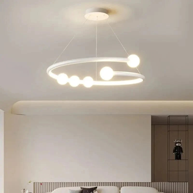 SANDYHA nordique luxe boule de verre lustre moderne - Suspension LED Design | Marco Lucetti