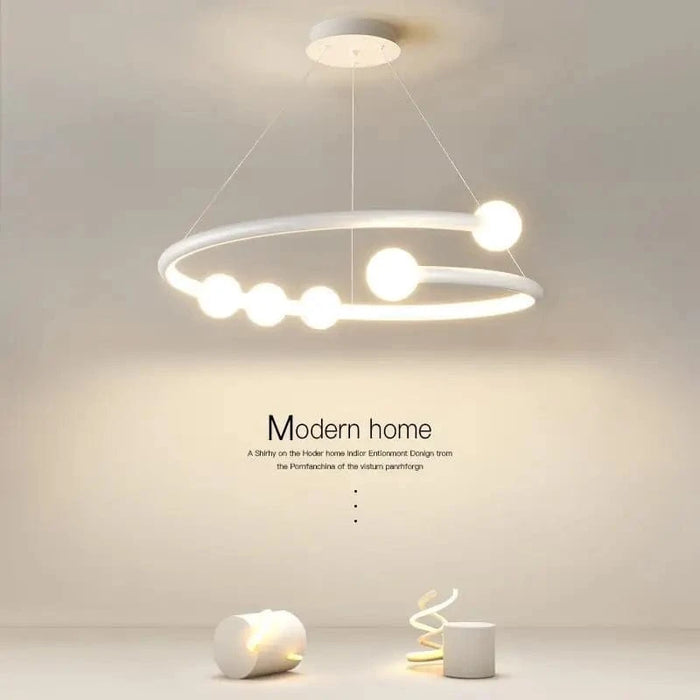 SANDYHA nordique luxe boule de verre lustre moderne - Suspension LED Design | Marco Lucetti