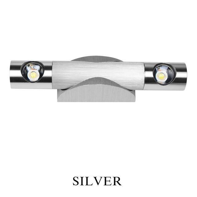 Sconce Chromé avec LED | Marco Lucetti Argenté / Froide