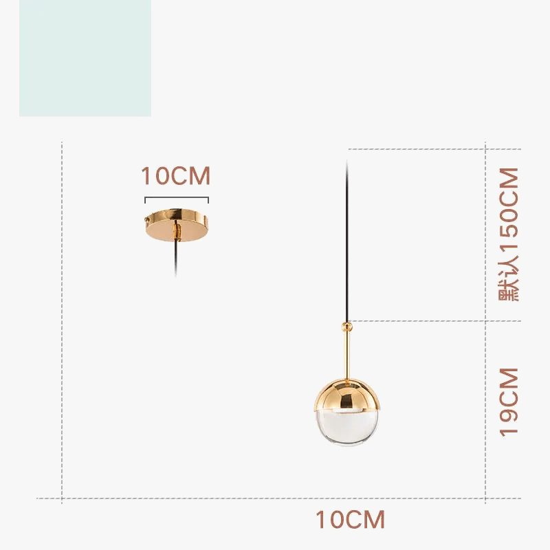 Seeddesign DORA - Suspension en verre nordique LED pour salle à manger | Marco Lucetti