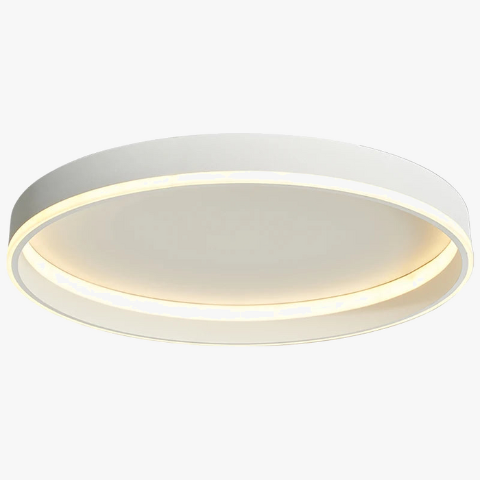 Plafonnier LED rond moderne pour une décoration nordique de chambre ou de salon