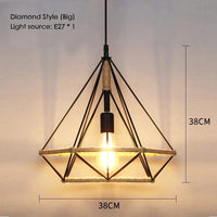 Sisal & Chanvre : Lustre Suspendu en Corde pour Salle à Manger | Marco Lucetti A Diamant 38cm / Blanc chaud