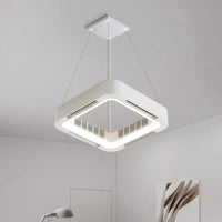 Smart Ceiling Fan - Carré blanc | Marco Lucetti
