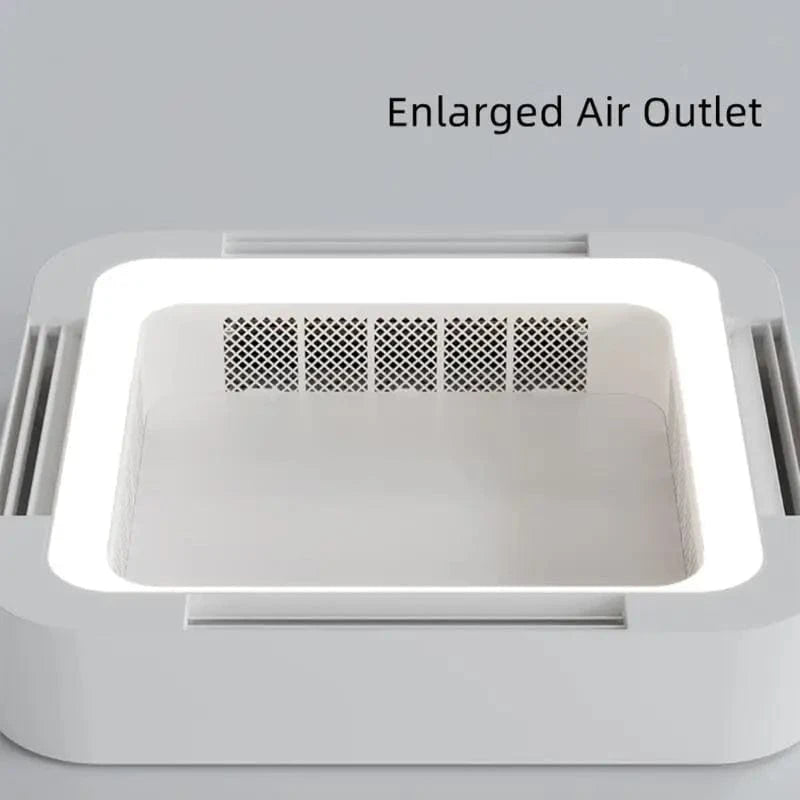 Smart Ceiling Fan - Carré blanc | Marco Lucetti