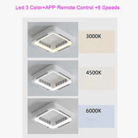 Smart Ceiling Fan - Carré blanc | Marco Lucetti