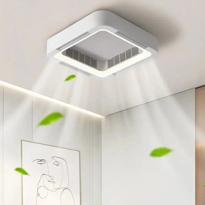 Smart Ceiling Fan - Carré blanc | Marco Lucetti