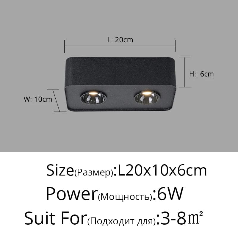 Smart Mijia Ultra-Mince - Spot COB Maison Carré à Quatre Têtes | Marco Lucetti