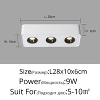 Smart Mijia Ultra-Mince - Spot COB Maison Carré à Quatre Têtes | Marco Lucetti