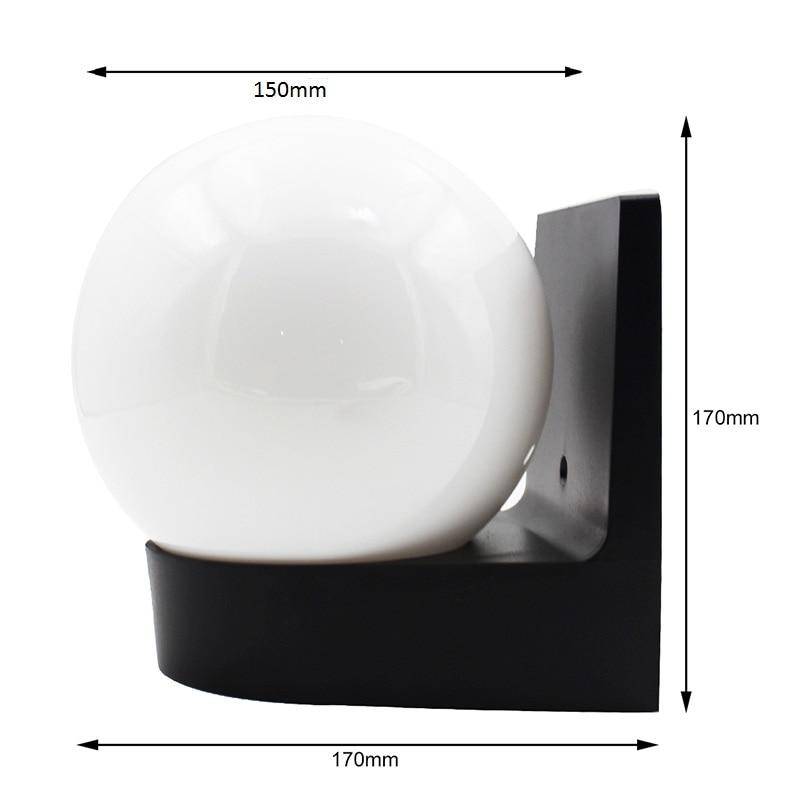 Socle et Boule Acrylic avec Éclairage LED Extérieur | Marco Lucetti