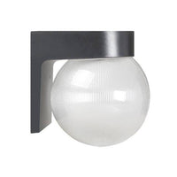 Socle et Boule Acrylic avec Éclairage LED Extérieur | Marco Lucetti A - boule rayée