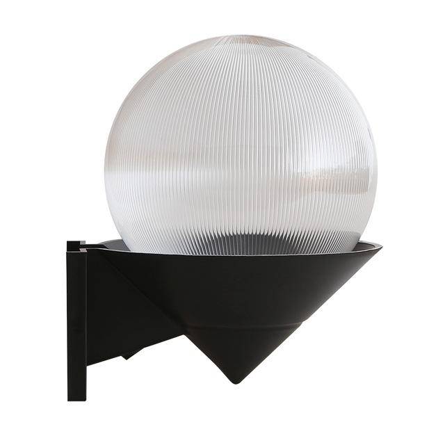 Socle et Boule Acrylic avec Éclairage LED Extérieur | Marco Lucetti B - boule rayée