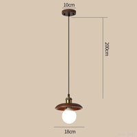 Soucoupe Volante en Bois | Marco Lucetti B 18 cm / Lumière chaude