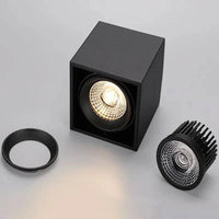 Spot Carré LED COB plafond simple tête GU10 ajustable | Marco Lucetti