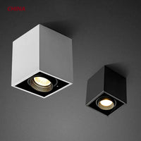 Spot Carré LED COB plafond simple tête GU10 ajustable | Marco Lucetti